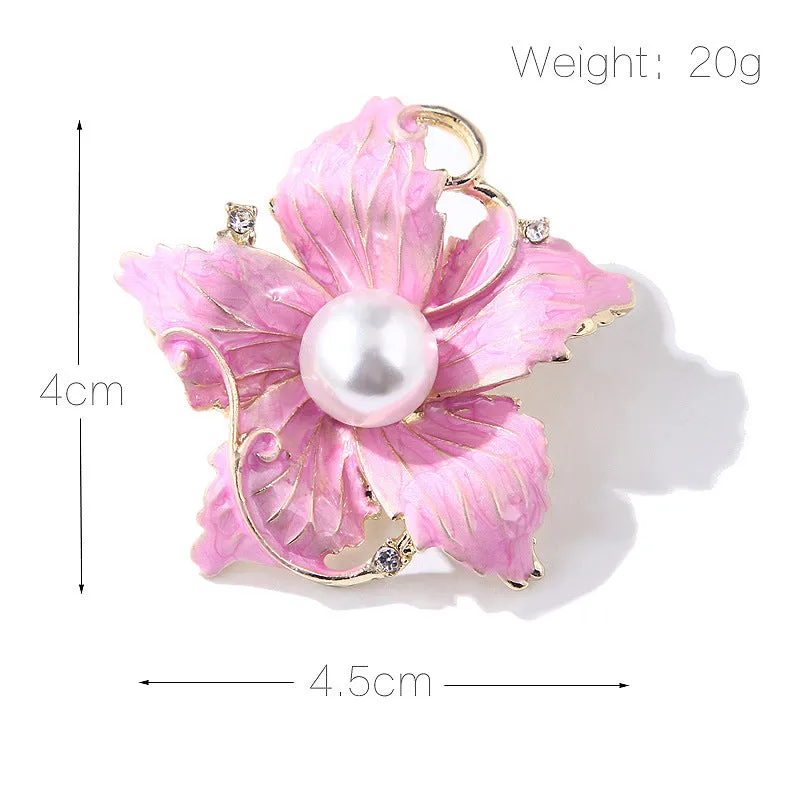 SB368 - Fashion Flower Drip Brooch