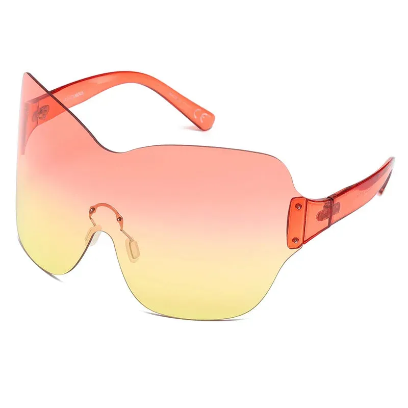 TEEK - Oversized Shield Sunglasses