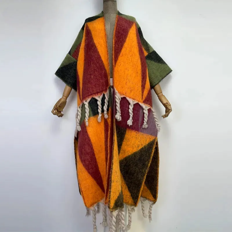 TEEK - Tassel Kaftan Shawl