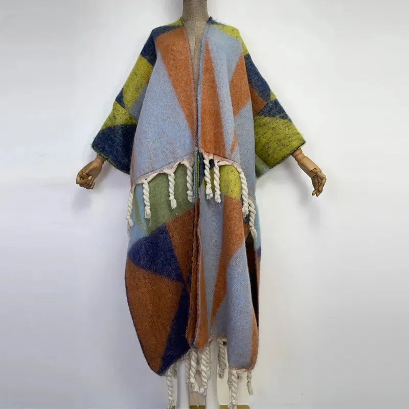 TEEK - Tassel Kaftan Shawl