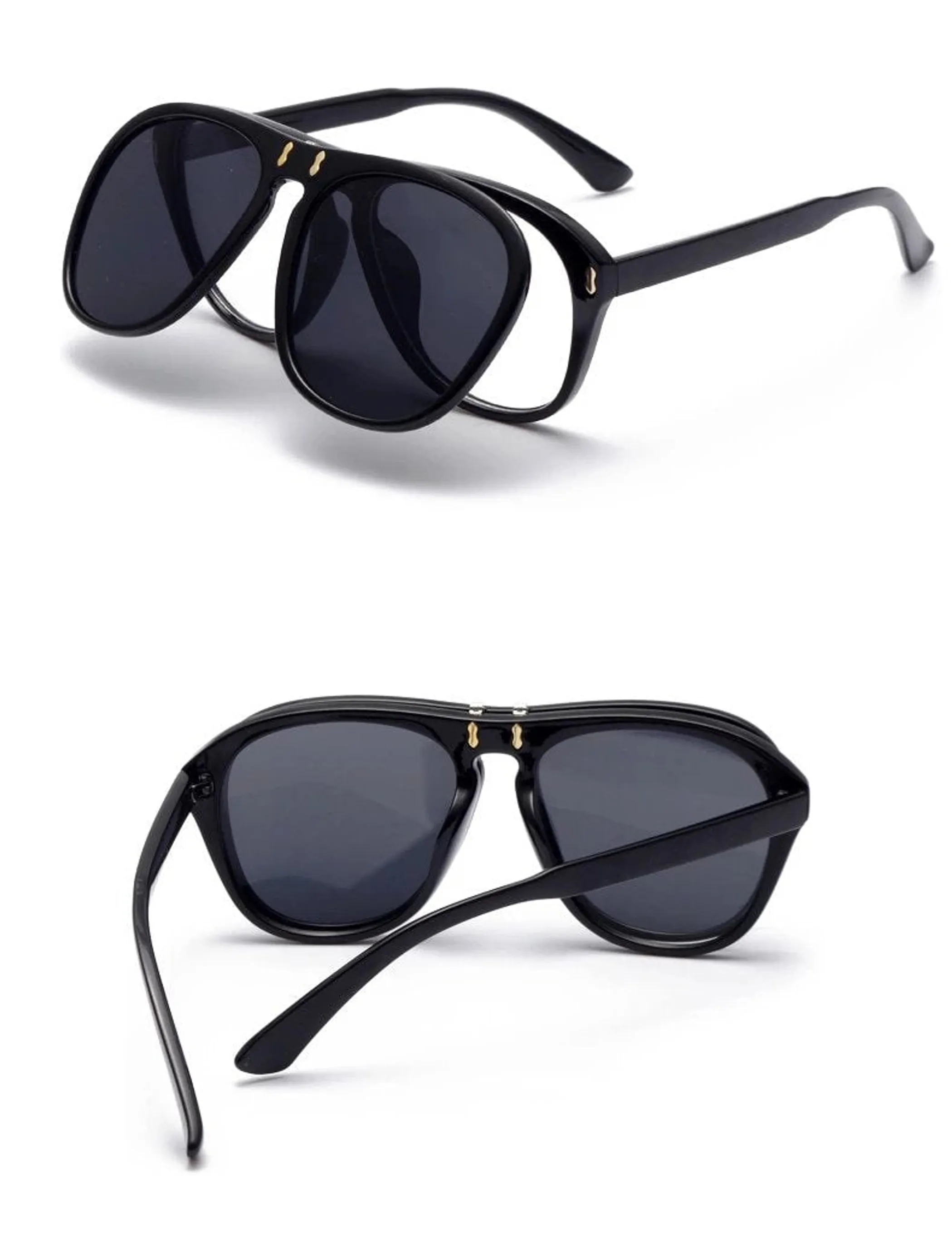 Unisex Style Flip Up Sunglasses