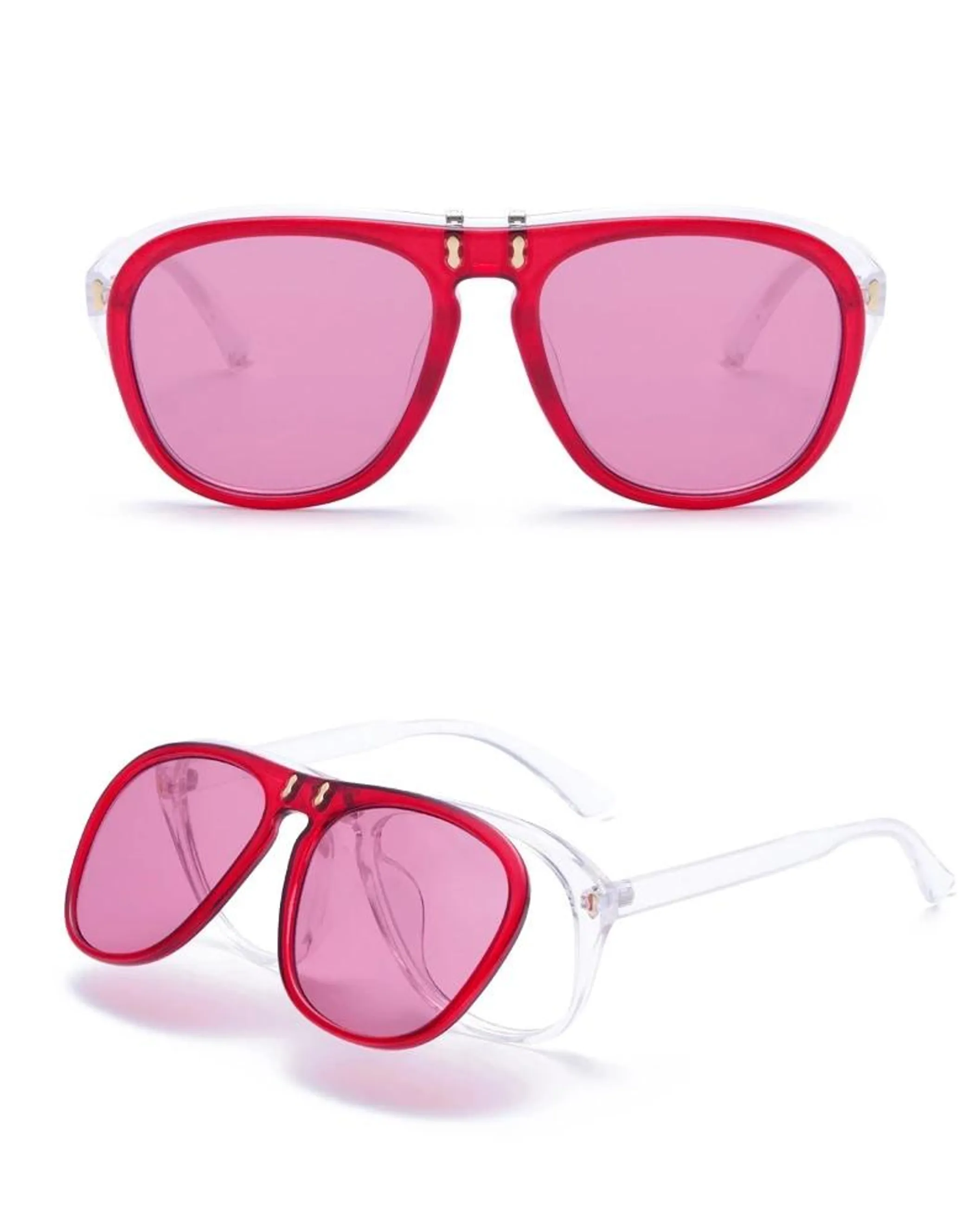 Unisex Style Flip Up Sunglasses