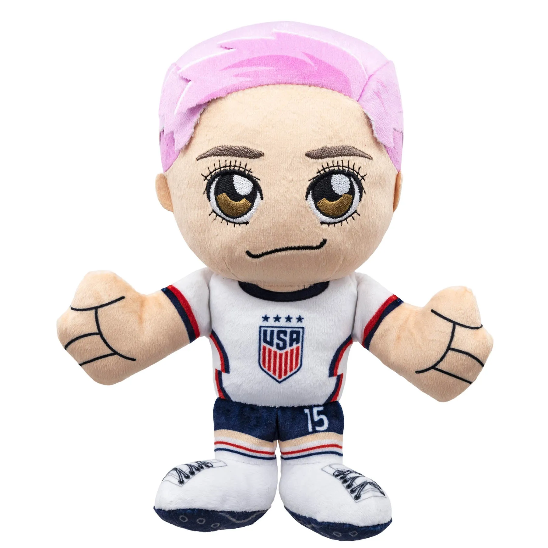 US Women's Soccer Kuricha Bundle: Megan Rapinoe and US Soccer Ball Kuricha Plushies