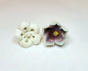 Vintage Handmade Ceramic Flower