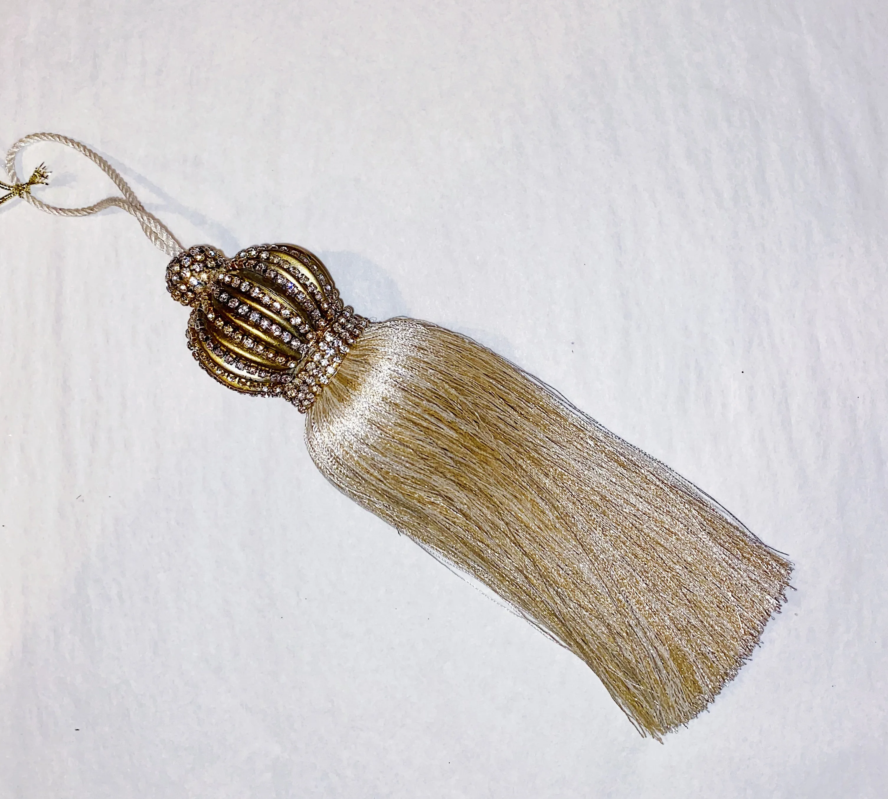 White & Gold Tassel