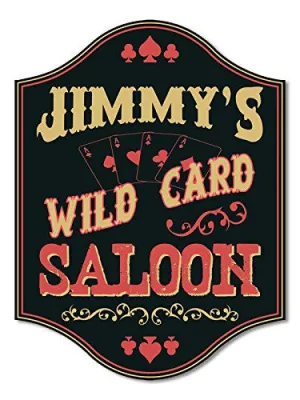 Wildcard Custom Wooden Novelty Sign