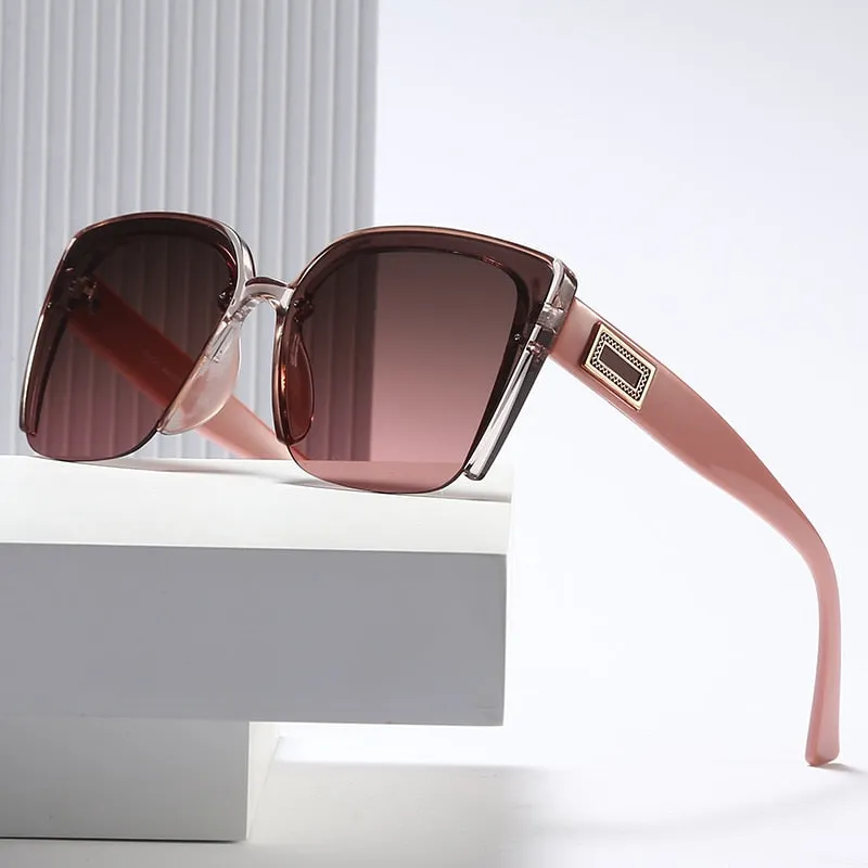 Women Sunglasses Luxury Brand Designer Oversized Square Sun Glasses Female Summer Style Shades UV400