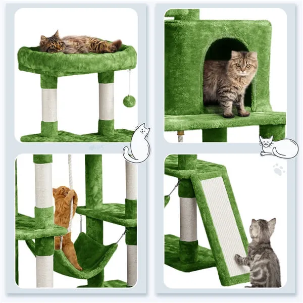 Yaheetech Cat Tree Cat Tower 63in