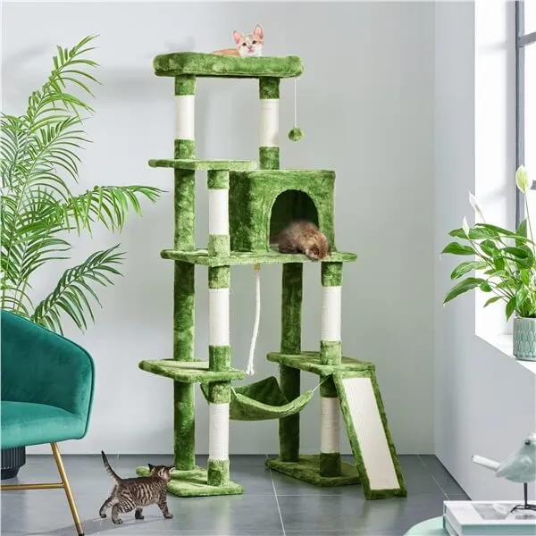 Yaheetech Cat Tree Cat Tower 63in