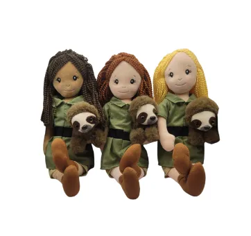 Zookeeper Doll with Sloth -Red Hair